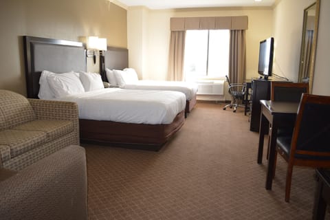 Standard Double Room, 2 Queen Beds | In-room safe, desk, laptop workspace, blackout drapes