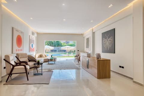 Lobby sitting area