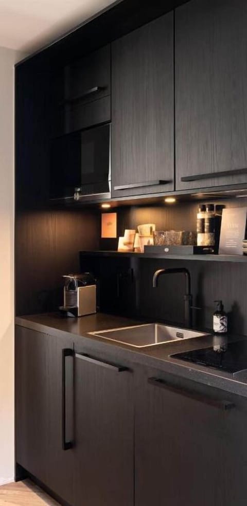 Family Quadruple Room | Private kitchen | Espresso maker, coffee/tea maker, electric kettle