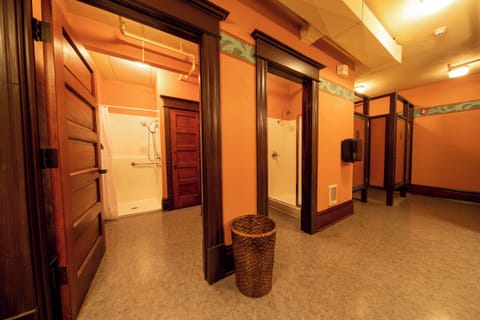 Room, 1 Queen Bed (Shared Bathroom) | Bathroom | Shower, hair dryer, towels