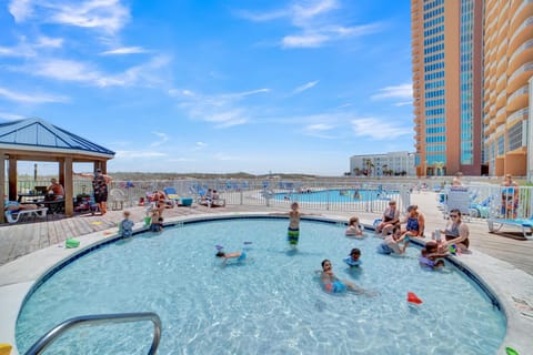 Condo, 1 King Bed with Sofa bed (Sugar Beach 348) | Pool | A heated pool