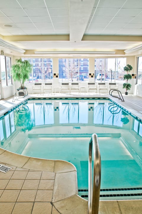 Indoor pool, open 6 AM to 11 PM, sun loungers