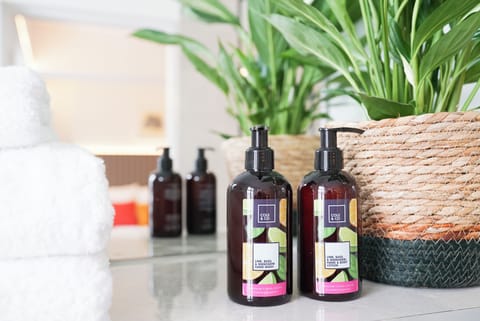 Classic Room | Bathroom | Shower, hair dryer, towels, soap