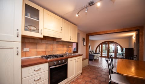 Comfort Villa, Lake View | Private kitchen | Electric kettle, toaster, freezer