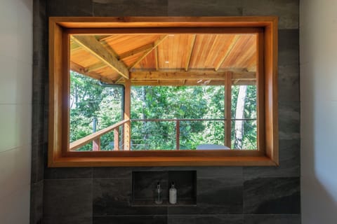 Superior Suite, Garden View | Bathroom | Shower, hair dryer, towels, soap