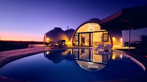 Front of property - evening/night