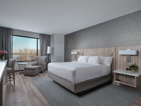 Desk, laptop workspace, free WiFi