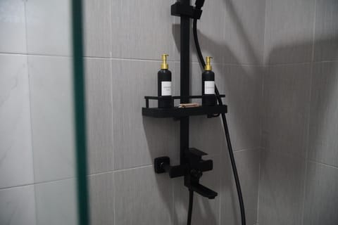 Standard Double Room, Balcony | Bathroom | Shower, free toiletries, hair dryer, towels