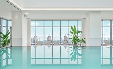 Indoor pool, outdoor pool