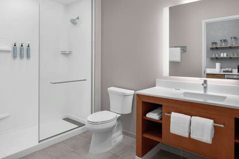 Free toiletries, hair dryer, towels, soap