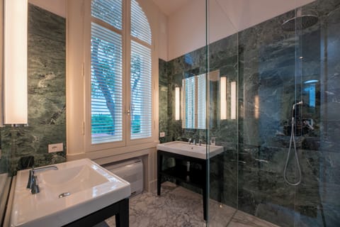 Premium bedding, down comforters, Select Comfort beds, minibar