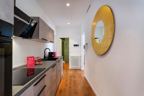 Basic Apartment, Balcony | Private kitchen | Espresso maker