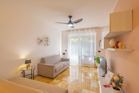 Apartment, Patio | Living area | 35-inch TV with digital channels
