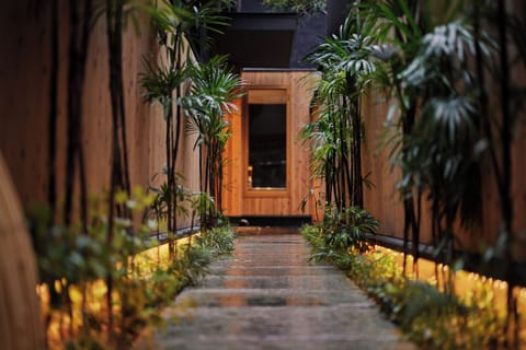 Interior entrance