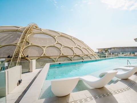 Rooftop pool