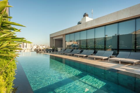 Indoor pool, outdoor pool