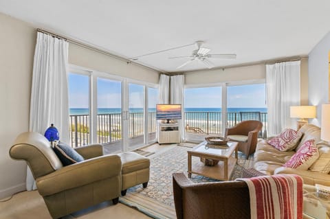 Condo, Multiple Beds (Schooner Point A204) | Living area | TV