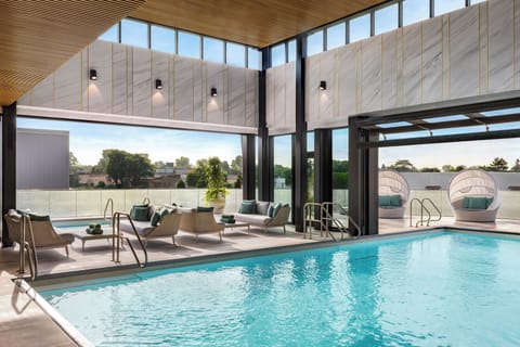 Indoor pool, free cabanas, pool umbrellas