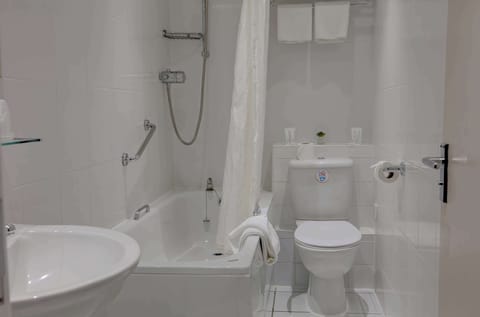 Free toiletries, hair dryer, towels, soap