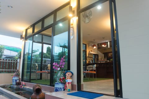 Interior entrance