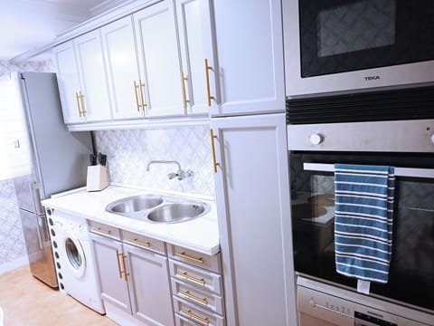 Shared fridge, microwave