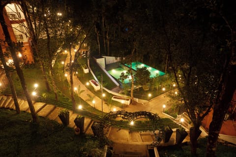 Front of property - evening/night