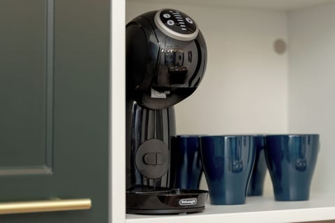 Comfort Apartment | Private kitchen | Full-size fridge, microwave, stovetop, dishwasher