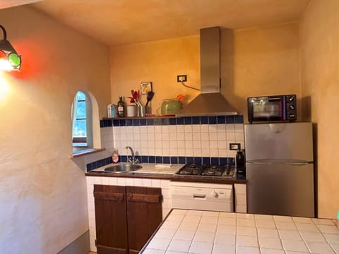 Condo, Hill View | Private kitchen | Full-size fridge, microwave, oven, stovetop