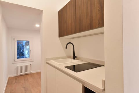 Deluxe Studio, Kitchenette, Garden View | Private kitchen | Electric kettle