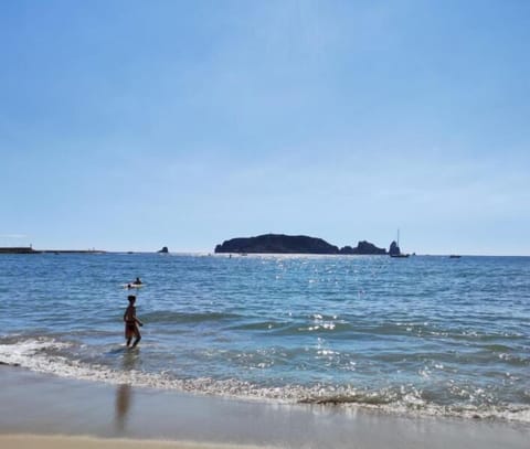 Beach nearby, windsurfing