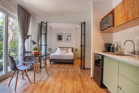 Deluxe Apartment, Balcony | Blackout drapes, iron/ironing board, free WiFi