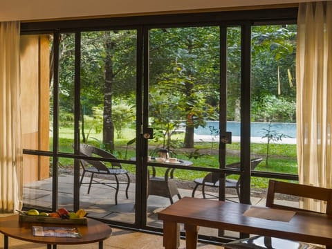 Pool Garden with Private Veranda | Balcony view