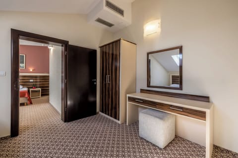 Family Quadruple Room, Partial Sea View | In-room safe, blackout drapes, free WiFi