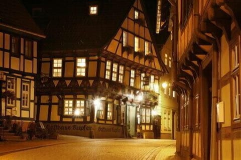 Front of property - evening/night