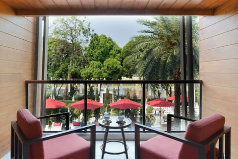 Junior Room, 1 King Bed, Balcony, River View | Terrace/patio