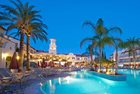 Indoor pool, outdoor pool, open 9 AM to 7 PM, free cabanas