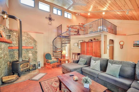 House, Multiple Beds, Patio, Mountain View (Tahoe Family Getaway) | Living area | 50-inch flat-screen TV with digital channels