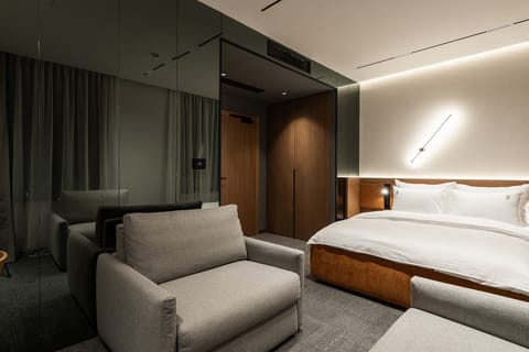 Superior Double Room, City View | In-room safe, blackout drapes, soundproofing, iron/ironing board