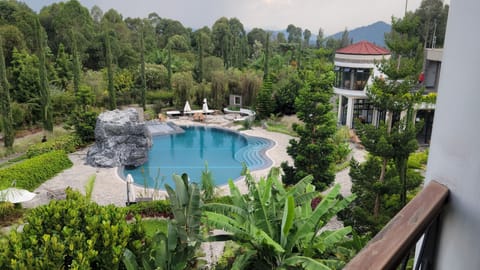 Superior Double or Twin Room, Pool View | Balcony