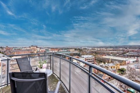 Business Apartment, Balcony, City View | City view