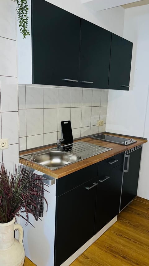 Superior Apartment, Private Bathroom | Private kitchen | Full-size fridge, microwave, oven, stovetop