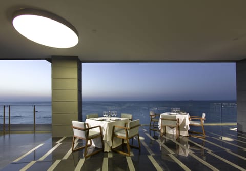 Lunch, dinner served; Mediterranean cuisine, ocean views 