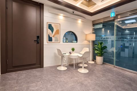 Interior entrance