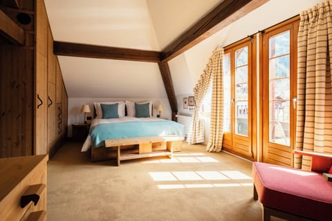 Junior Suite (Attic, Family, Jungfrau View) | Premium bedding, pillowtop beds, minibar, in-room safe