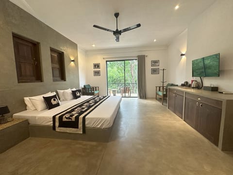 Family Quadruple Room, Private Bathroom, Garden View | Egyptian cotton sheets, premium bedding, down comforters