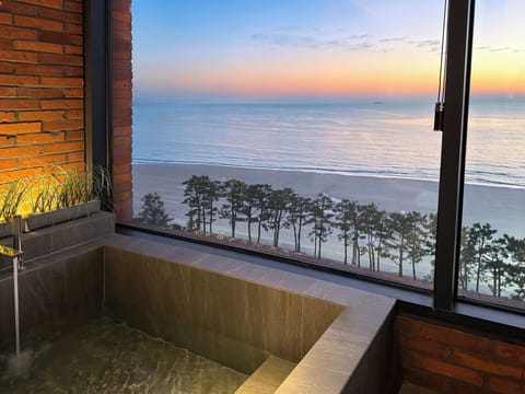 Private spa tub