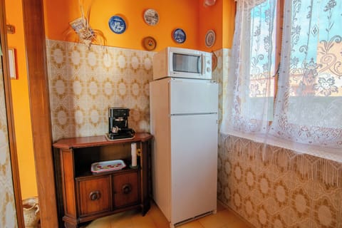 Apartment, Balcony | Private kitchen | Coffee/tea maker