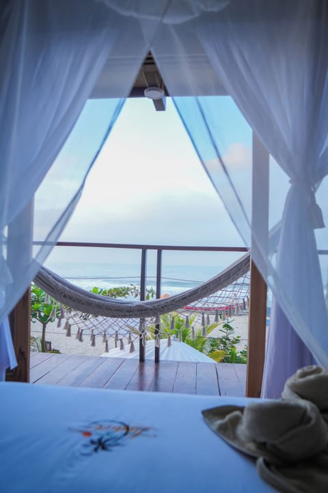 Luxury Double Room, Balcony, Sea View | Egyptian cotton sheets, premium bedding, WiFi (free), bed sheets