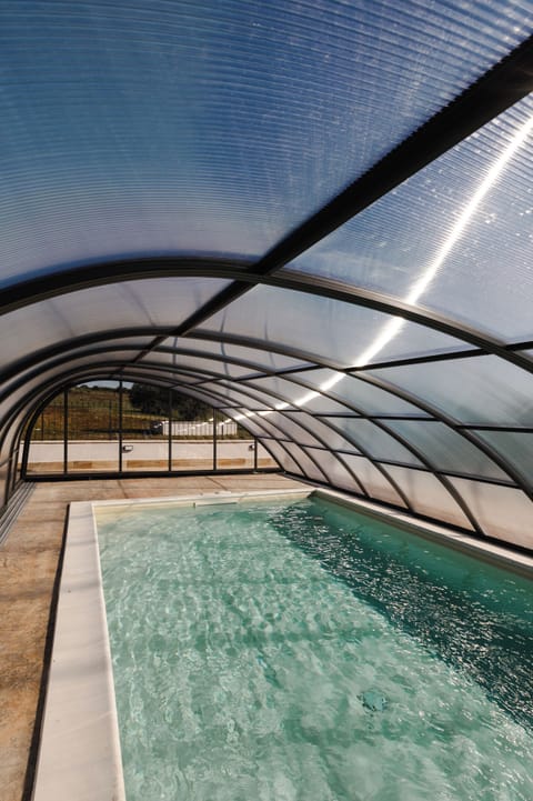 Indoor pool, seasonal outdoor pool