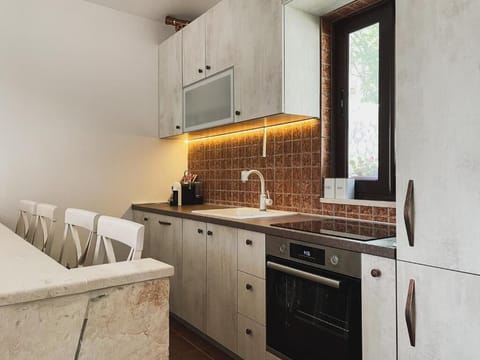 Comfort House, Patio, Lake View | Private kitchen | Toaster